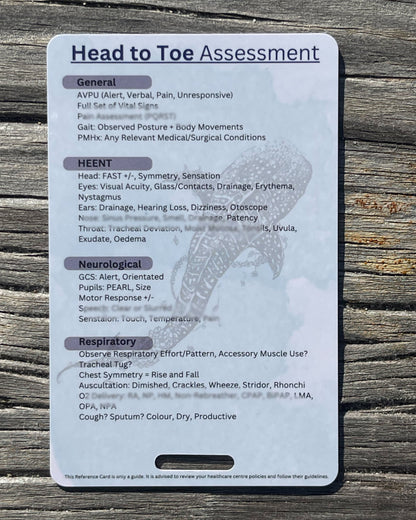 Head to Toe Assessment