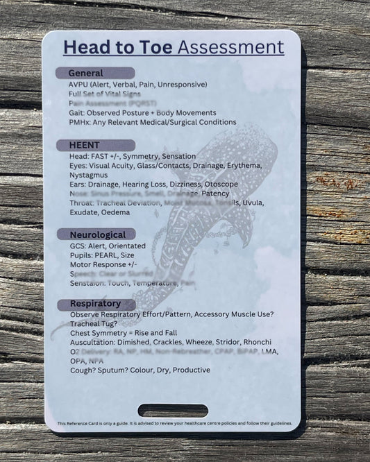 Head to Toe Assessment
