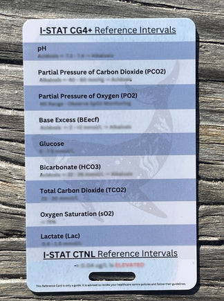 I-STAT Reference Card – The Nurse Deck