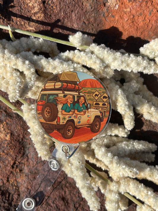 Roaming Nurse Badge Reel